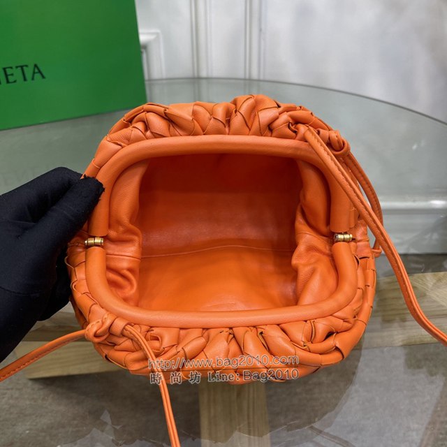 Bottega veneta高端女包 98061 寶緹嘉升級版小號編織雲朵包 BV經典款純手工編織羔羊皮女包  gxz1178